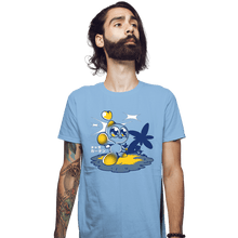 Load image into Gallery viewer, Shirts Fitted Shirts, Mens / Small / Powder Blue Chao Garden
