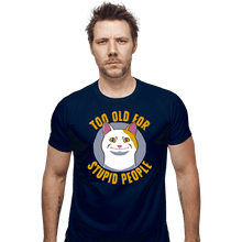 Load image into Gallery viewer, Secret_Shirts Fitted Shirts, Mens / Small / Navy To Old For...
