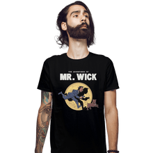 Load image into Gallery viewer, Shirts Fitted Shirts, Mens / Small / Black The Adventures Of Mr. Wick
