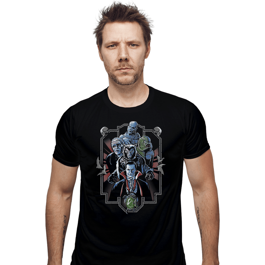 Shirts Fitted Shirts, Mens / Small / Black Enter The Monsters