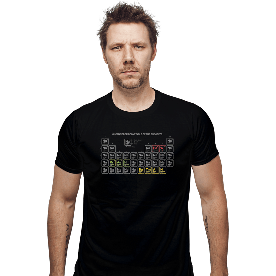 Shirts Fitted Shirts, Mens / Small / Black Onomatopoeriodic Table