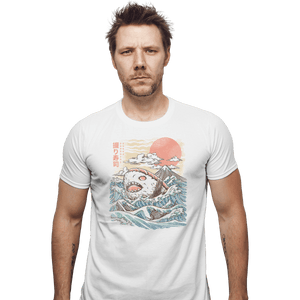 Shirts Fitted Shirts, Mens / Small / White Sharkiri Sushi