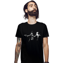 Load image into Gallery viewer, Secret_Shirts Fitted Shirts, Mens / Small / Black Bot Fiction
