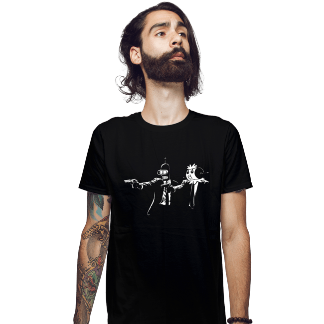 Secret_Shirts Fitted Shirts, Mens / Small / Black Bot Fiction