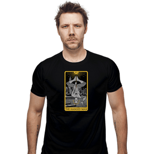 Shirts Fitted Shirts, Mens / Small / Black Tarot The Hanged Man