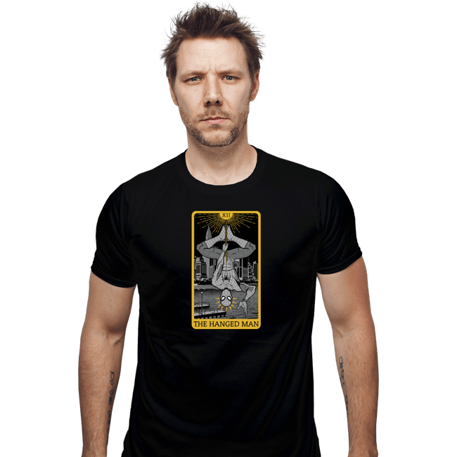 Shirts Fitted Shirts, Mens / Small / Black Tarot The Hanged Man