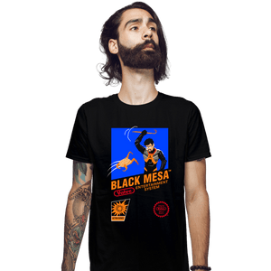 Daily_Deal_Shirts Fitted Shirts, Mens / Small / Black Black Mesa NES
