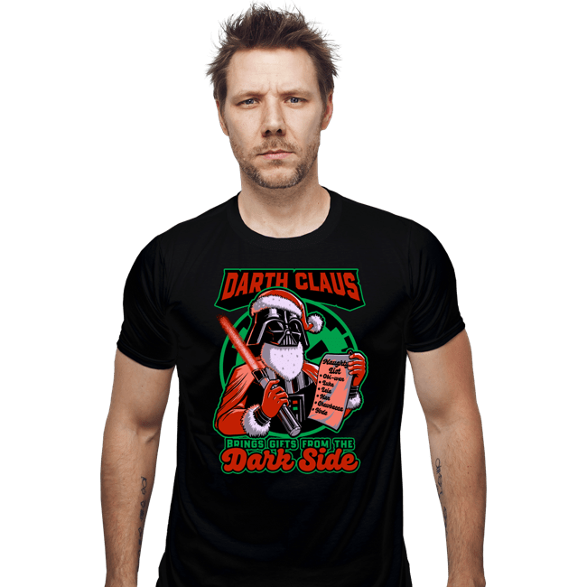 Secret_Shirts Fitted Shirts, Mens / Small / Black Dark Lord Christmas