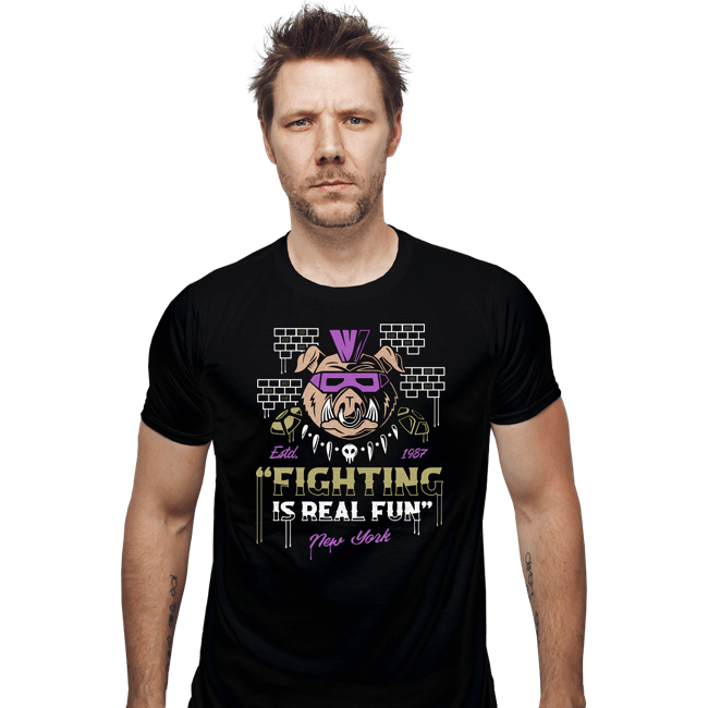 Shirts Fitted Shirts, Mens / Small / Black New York Punk Pig