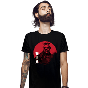 Daily_Deal_Shirts Fitted Shirts, Mens / Small / Black Red Sun Maul