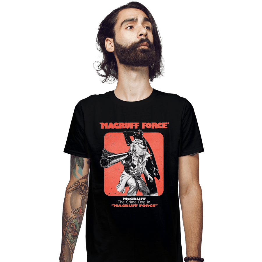Shirts Fitted Shirts, Mens / Small / Black Magruff Force