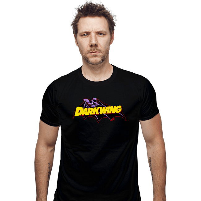 Daily_Deal_Shirts Fitted Shirts, Mens / Small / Black Darkwing Bat