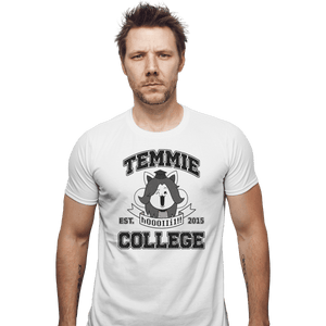 Shirts Fitted Shirts, Mens / Small / White Temmie College