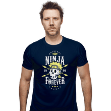 Load image into Gallery viewer, Shirts Fitted Shirts, Mens / Small / Navy Ninja Forever

