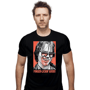 Shirts Fitted Shirts, Mens / Small / Black Finger Lickin' Good