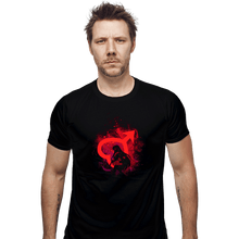Load image into Gallery viewer, Shirts Fitted Shirts, Mens / Small / Black Mars Art
