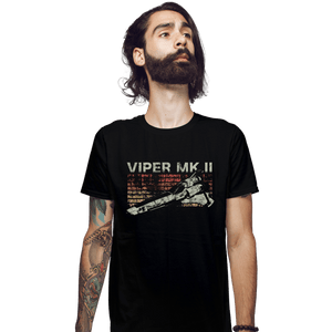 Shirts Fitted Shirts, Mens / Small / Black Retro Viper MK II