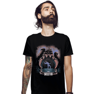 Shirts Fitted Shirts, Mens / Small / Black The Skeletor