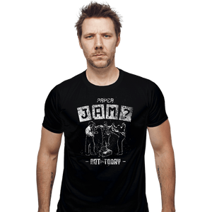 Secret_Shirts Fitted Shirts, Mens / Small / Black Paper Jam Tee