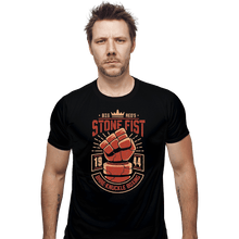 Load image into Gallery viewer, Shirts Fitted Shirts, Mens / Small / Black Stone Fist Boxing
