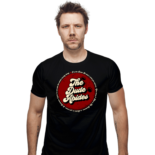 Shirts Fitted Shirts, Mens / Small / Black The Dude Abides...
