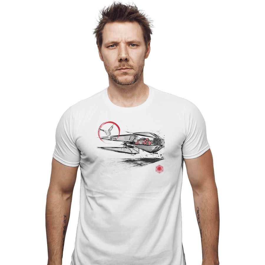 Shirts Fitted Shirts, Mens / Small / White Confrontation On Pasaana Desert