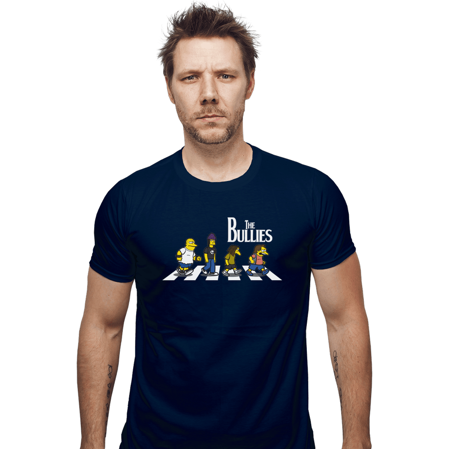 Shirts Fitted Shirts, Mens / Small / Navy The Bullies