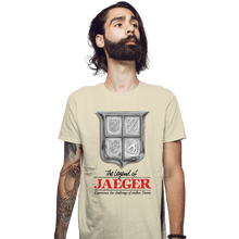 Load image into Gallery viewer, Shirts Fitted Shirts, Mens / Small / Sand The Legend Of Jaeger
