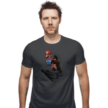 Load image into Gallery viewer, Shirts Fitted Shirts, Mens / Small / Charcoal Gaming King
