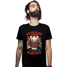 Load image into Gallery viewer, Daily_Deal_Shirts Fitted Shirts, Mens / Small / Black Dungeon Master&#39;s Call
