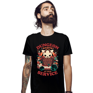 Daily_Deal_Shirts Fitted Shirts, Mens / Small / Black Dungeon Master's Call