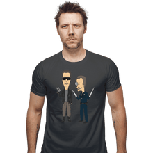 Load image into Gallery viewer, Shirts Fitted Shirts, Mens / Small / Charcoal T800 and T1000
