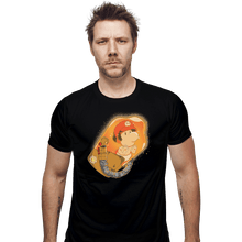 Load image into Gallery viewer, Shirts Fitted Shirts, Mens / Small / Black Mario Stranding
