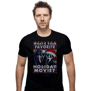 Secret_Shirts Fitted Shirts, Mens / Small / Black Holiday Scream