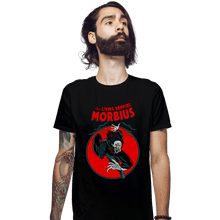 Load image into Gallery viewer, Shirts Fitted Shirts, Mens / Small / Black The Living Vampire Morbius
