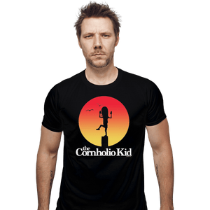 Shirts Fitted Shirts, Mens / Small / Black The Cornholio Kid