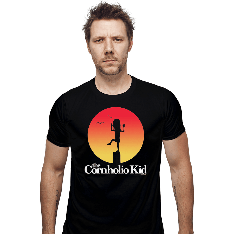 Shirts Fitted Shirts, Mens / Small / Black The Cornholio Kid