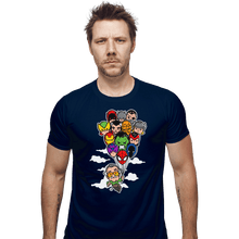 Load image into Gallery viewer, Shirts Fitted Shirts, Mens / Small / Navy Excelsior!
