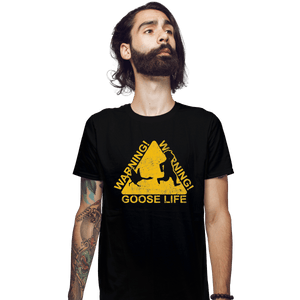 Shirts Fitted Shirts, Mens / Small / Black Goose Life
