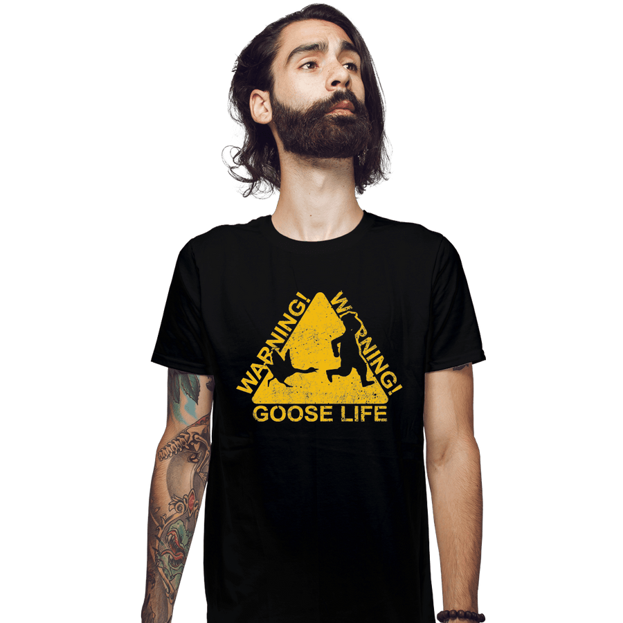 Shirts Fitted Shirts, Mens / Small / Black Goose Life