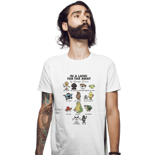 Load image into Gallery viewer, Shirts Fitted Shirts, Mens / Small / White In A Land Far Far Away
