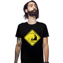 Load image into Gallery viewer, Shirts Fitted Shirts, Mens / Small / Black High Ground Warning
