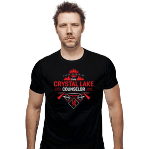 Shirts Fitted Shirts, Mens / Small / Black Crystal Lake Staff