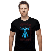 Load image into Gallery viewer, Daily_Deal_Shirts Fitted Shirts, Mens / Small / Black Vitruvian Bio Boost Armor
