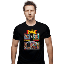 Load image into Gallery viewer, Shirts Fitted Shirts, Mens / Small / Black The Rock Fighter
