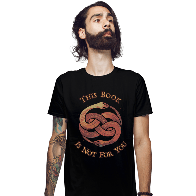 Daily_Deal_Shirts Fitted Shirts, Mens / Small / Black Endless Book