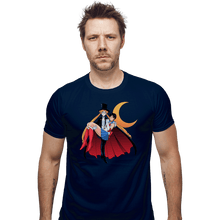 Load image into Gallery viewer, Secret_Shirts Fitted Shirts, Mens / Small / Navy Sailor Tuxedo
