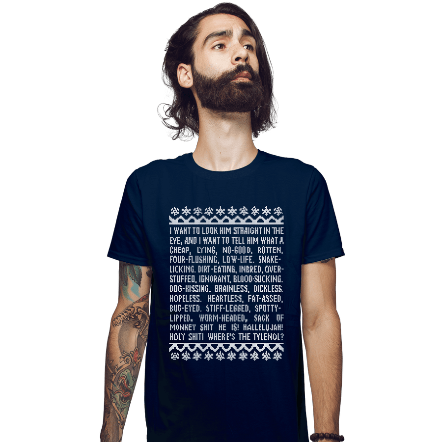Shirts Fitted Shirts, Mens / Small / Navy Clark Tirade