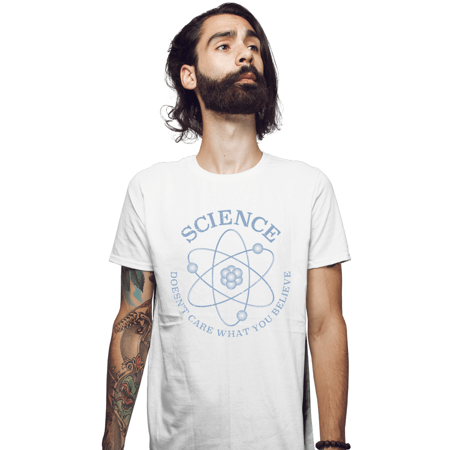 Shirts Fitted Shirts, Mens / Small / White Science Doesn't Care