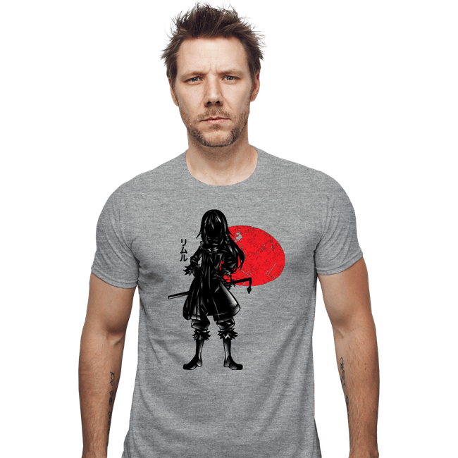 Shirts Fitted Shirts, Mens / Small / Sports Grey Crimson Demon Slime